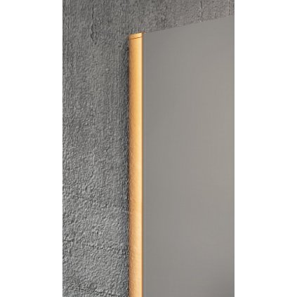 Gelco, VARIO stenový profil 200mm ku sprchovej zástene pre 8mm sklo, zlatá, GX1016