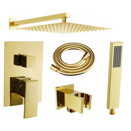 Mexen Uno DR02 podomietkový sprchový set, zlatá, 71435DR02-50