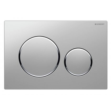 Geberit, GEBERIT SIGMA20 ovládacie tlačidlo, pre 2 množstvá splachovania, chróm mat, 115.882.KN.1