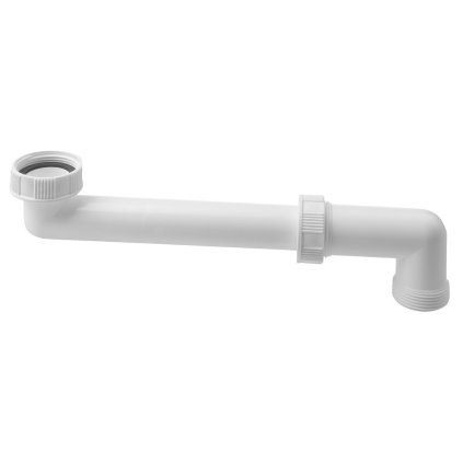 Bruckner, Umývadlový odtok šetriaci miesto 1"1/4, biela, 151.180.0