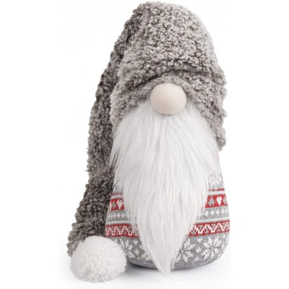 Tutumi, vianočný trpaslík 72cm YX044, šedá, CHR-09636