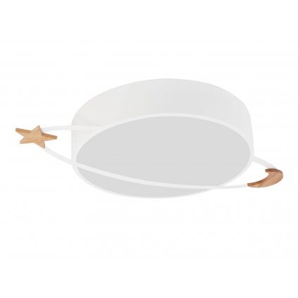 Toolight - Stropná lampa Moon White E27 60W APP865-C, biela, OSW-06886