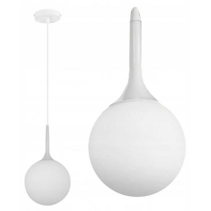 Toolight - Stropná lampa Cary 20cm 1xE27, biela, OSW-00034