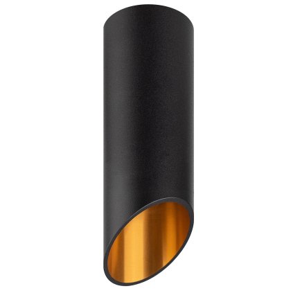 Toolight, závesné svietidlo DIAMENT 1xGU10 392197, čierna-svetlá zlatá, OSW-08569