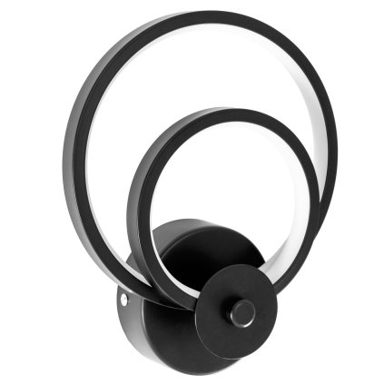 Toolight, LED nástenné svietidlo APP1042-W, čierna, OSW-03622