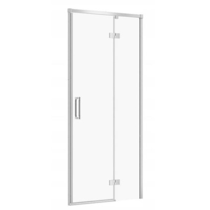 Cersanit Larga, krídlové dvere do otvoru 90x195cm, pravé prevedenie, 6mm číre sklo, chrómový profil, S932-116