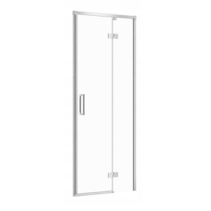 Cersanit Larga, krídlové dvere do otvoru 80x195cm, pravé prevedenie, 6mm číre sklo, chrómový profil, S932-115