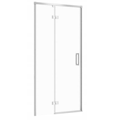 Cersanit Larga, krídlové dvere do otvoru 100x195cm, ľavé prevedenie, 6mm číre sklo, chrómový profil, S932-121