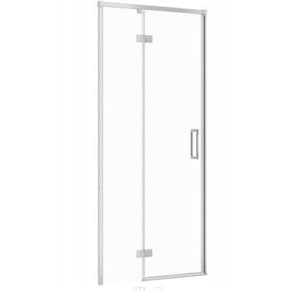 Cersanit Larga, krídlové dvere do otvoru 90x195cm, ľavé prevedenie, 6mm číre sklo, chrómový profil, S932-120