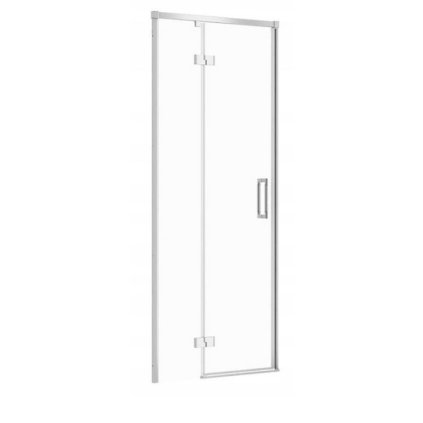 Cersanit Larga, krídlové dvere do otvoru 80x195cm, ľavé prevedenie, 6mm číre sklo, chrómový profil, S932-119