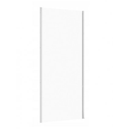 Cersanit LARGA, bočná stena ku sprchovým kútom 90x195cm, chrómová farba, číre sklo, S932-132