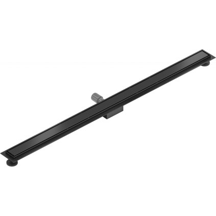 Mexen Flat nerezový sprchový žľab 150 cm vzor M13, 2v1, čierna, 1710150