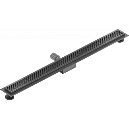 Mexen Flat M33 nerezový sprchový žľab 80 cm, čierna, 1733080-15