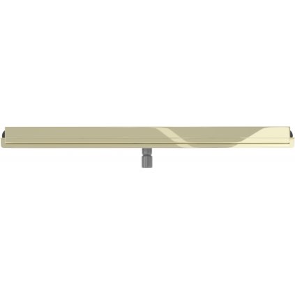 Mexen Flat nerezový sprchový žľab na stenu 120 cm vzor 2v1, zlatá, 1530120