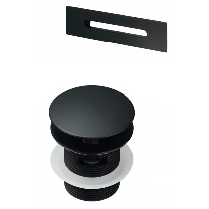 2440 1 zestaw do wanny nero korek click clack oraz przelew prostokatny
