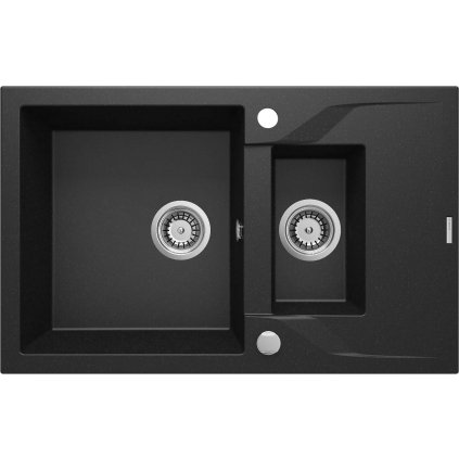 3421 2 zlew andante grafitowy metalik granit 1 5k z o 780x490x194 3 5 osprzet space saver