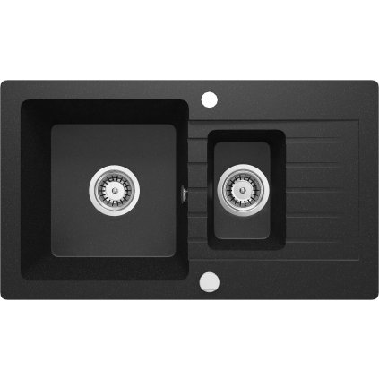 3979 1 zlew zorba grafit metalik granit 1 5k z o 760x440x164 3 5 osprzet space saver