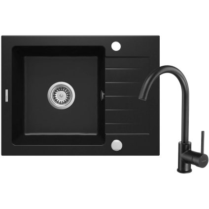 4045 1 zlew zorba nero granit 1k z ko 580x440x164 3 5 osprzet space saver bateria milin z wylewka u