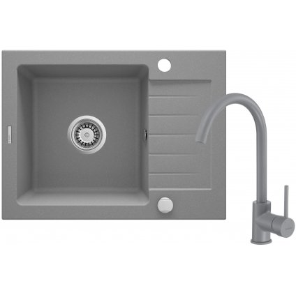 4048 1 zlew zorba szary metalik granit 1k z ko 580x440x164 3 5 osprzet space saver bateria milin z wylewka u