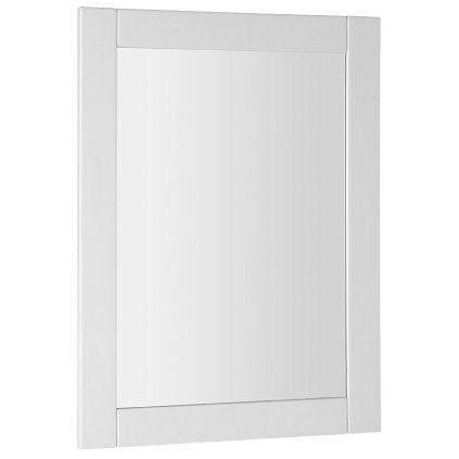 Sapho, FAVOLO zrkadlo v ráme 70x90 cm, biela mat, FV090