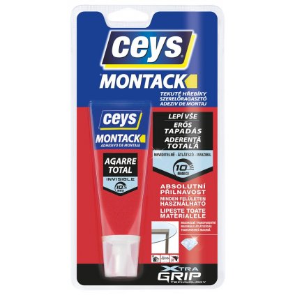 CEYS, MONTACK LEPÍ VŠETKO NEVIDITEĽNE, montážne lepidlo, 80 g, 48507451