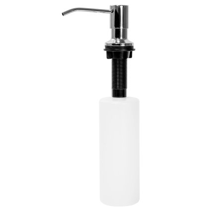Rea, dávkovač saponátu pre kuchynské drezy 250ml, chrómová, BAT-00478