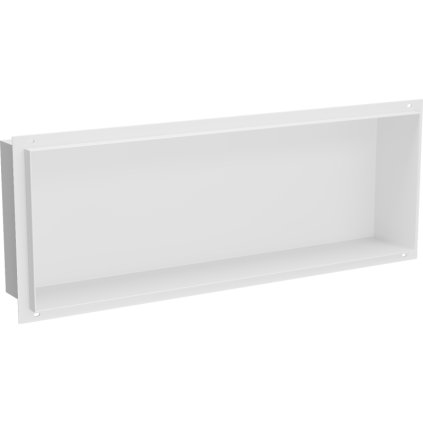 Mexen X-Wall-NR, polička na zapustenie pod obklad bez goliera 60 x 20 cm, biela, 1921602010