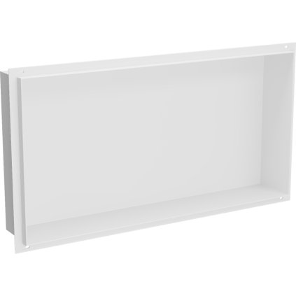 Mexen X-Wall-NR, polička na zapustenie pod obklad bez goliera 60 x 30 cm, biela, 1921603010
