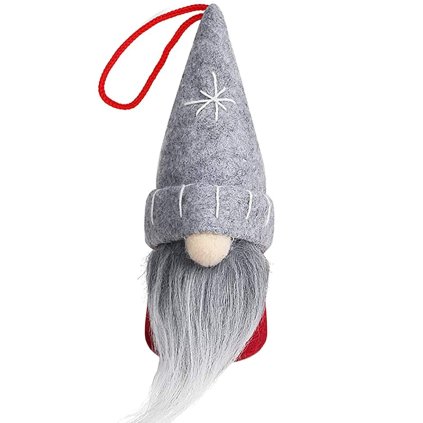 Tutumi, vianočný škriatok 16 cm YX053, šedá, CHR-03007