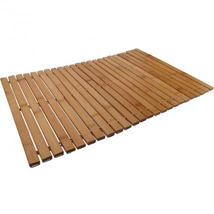 Tutumi, bambusová kúpeľňová predložka 50x80 cm 381176, hnedá, HOM-01001