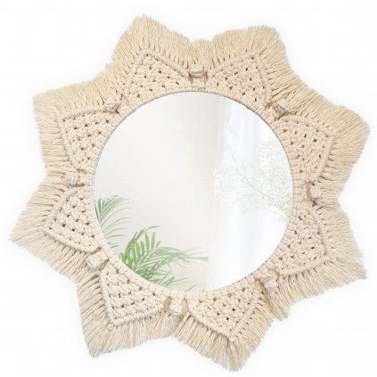 Tutumi, nástenné zrkadlo Boho 53x53cm 322048, HOM-03004