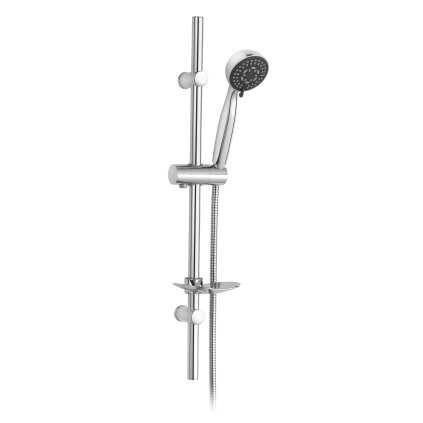 Invena, sprchový stĺp s 3-funkčnou ručnou sprchovou hlavicou, chrómová, INV-AU-80-001-M