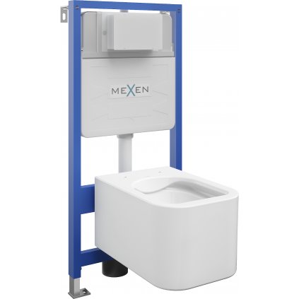 Mexen Fenix Slim, podomietkový modul a závesné WC Elis, biela, 6103391XX00
