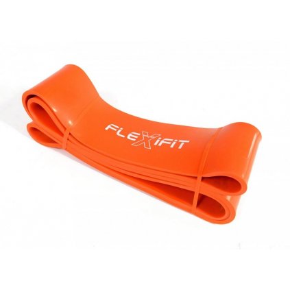 FlexiFit, športová guma 83 mm, odoľnosť 38-104 kg MD1353, oranžová, FIT-00031