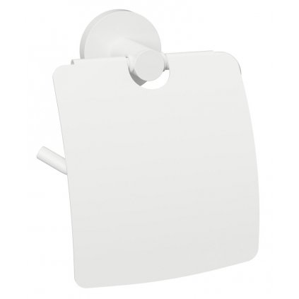 Sapho, X-ROUND WHITE držiak toaletného papiera s krytom, biela, XR732W