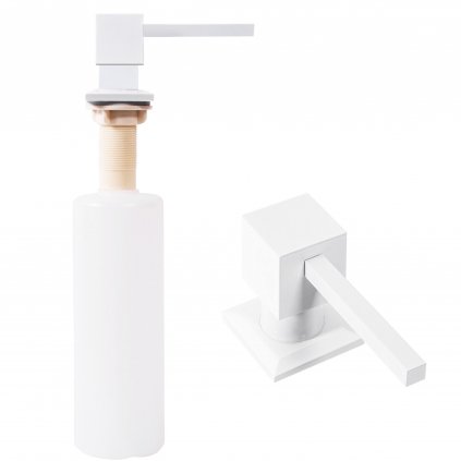 Rea, drezový dávkovač saponátu 300 ml, biela matná, BAT-05010