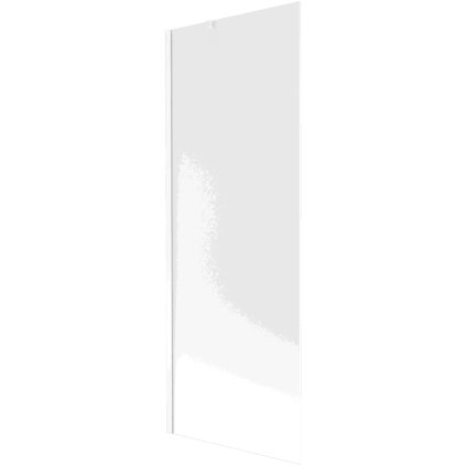 Mexen Next, vaňová zástena 1-krídlová 70 x 150 cm, fixné krídlo, 6 mm námraza sklo, biely profil, 895-070-000-00-30-20