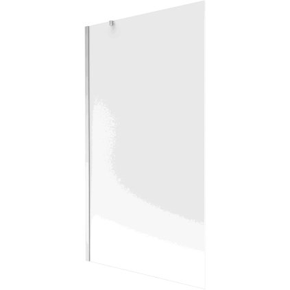 Mexen Next, vaňová zástena 1-krídlová 100 x 150 cm, fixné krídlo, 6 mm námraza sklo, chrómový profil, 895-100-000-00-30-01