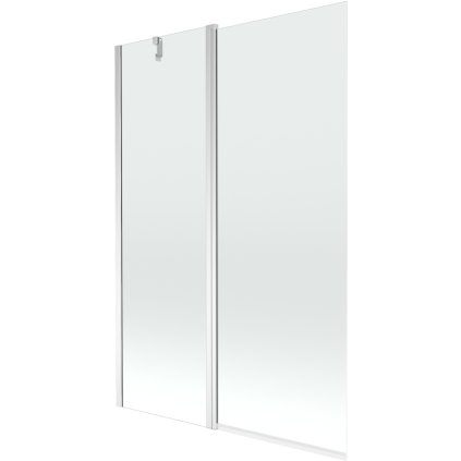 Mexen Flip, vaňová zástena 1-krídlová 120 x 150 cm, otočné krídlo, 6 mm číre sklo, chrómový profil, 894-120-101-01-00