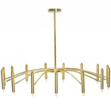 Toolight, stropná lampa 15xG9 APP1197-15CP, zlatá, OSW-01406