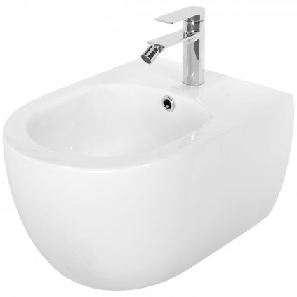 Rea Olivier, závesný bidet 50x36x30 cm, biela, REA-C6501