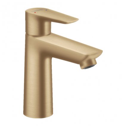 Hansgrohe Talis E, umývadlová batéria 110 s odtokovou súpravou s ťahadlom, kefovaný bronz, HAN-71710140