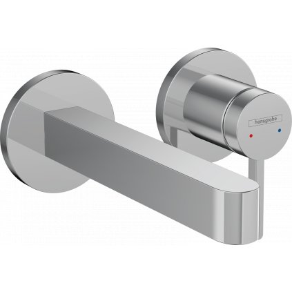 Hansgrohe Finoris, umývadlová batéria pod omietku 180, 2-otvorová inštalácia, EcoSmart, chrómová, 76051000