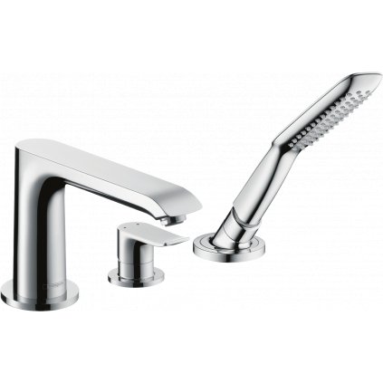 Hansgrohe Metris New, batéria na okraj vane, 3-otvorová inštalácia, chrómová, 31190000