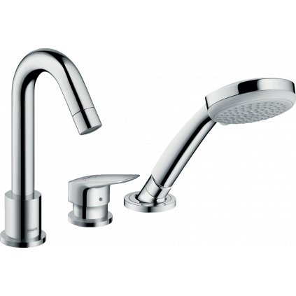 Hansgrohe Logis, batéria na okraj vane, 3-otvorová inštalácia, chrómová, HAN-71310000