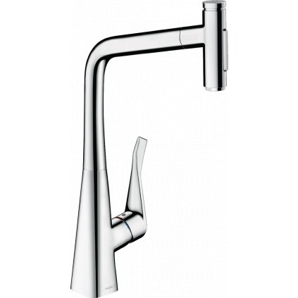 Hansgrohe M71, drezová batéria Metris Select s výsuvnou spŕškou, chrómová, 73820000