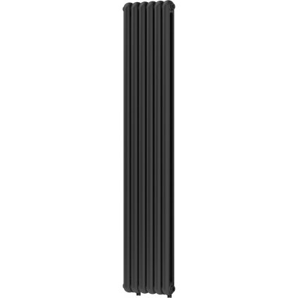Mexen Kent, vykurovacie teleso 1882 x 380 mm, 1392 W, čierna, W216-1882-380-00-70