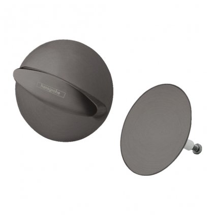Hansgrohe Flexaplus, vrchná súprava odtokovej prepadovej súpravy, matná čierna chrómová, HAN-58185340