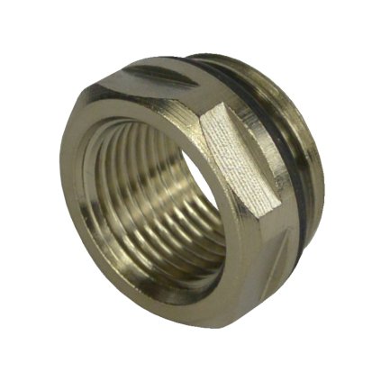 Mereo, Redukcia niklovaná s "O" krúžkom, 1/2" x 3/8", MER-CR186
