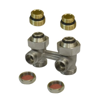 Mereo, Radiatorové šrubenie (armatúra), uzatvaracie, priame 1/2"x3/4", MER-PR8100